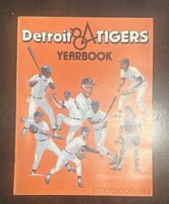 PRISTINE 1984 Detroit Tigers World Series Champions Yearbook + TV Schedule MINT