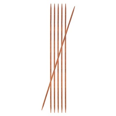 KnitPro Ginger: Knitting Pins: Double-Ended: 20cm x 3.25mm: Set of 6