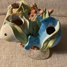 Fish/Coral Ceramic Toothbrush Holder