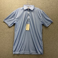Collars  Co Dress Collar Polo Shirt Mens Medium Blue Houndstooth Performance