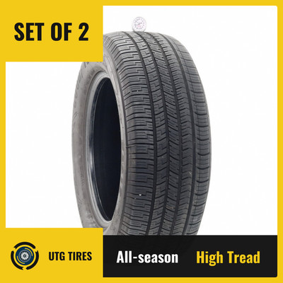 Set of (2) Used 255/60R18 Goodyear Eagle Enforcer 108V - 9.5/32
