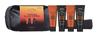 Scottish Fine Soaps Reiseset Thistle & Black Pepper 5-teilig