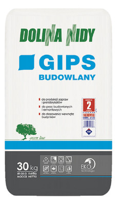 Dolina Nidy Baugips Elektrikergips 2 kg Montagegips Modellgips Baugips