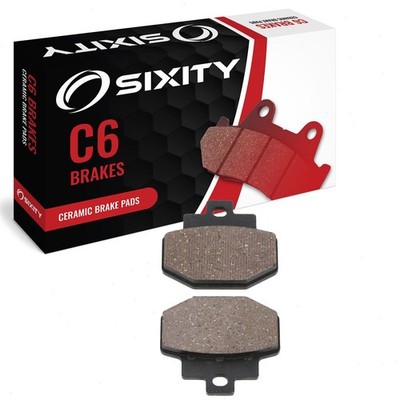 Rear Ceramic Brake Pads 2010-2014 Vespa GTS 300 Super Set Full Kit  Complete ca