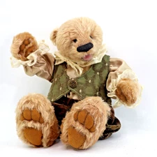 Artisan OOAK Teddy Bear artist JODY TOKIOKA jointed mohair 14" open mouth 2005