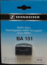 Sennheiser BA 151 rechargeable battery brand new NiMH accupack Made in Germany