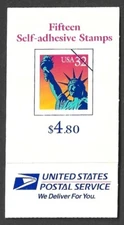 BK259 U.S. $4.80 Complete Booklet (3122b, 3122c, 3122d) Plate No. V1111 (1997)