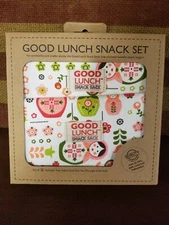 Good Lunch Snack Sack Set Matryoshka Russian Nesting Dolls Sugar Booger by ORE