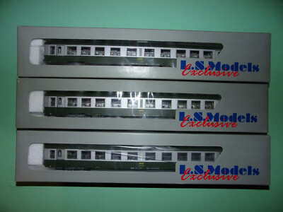 LS MODELS Box 3 Passenger Cars USI Green/Stainless CYCLOPS 40006 NEW and RARE