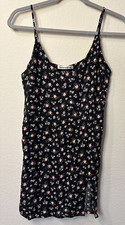 Reformation Marlowe Mini Dress Size Small Dark Ditzy Floral Sustainable Preppy