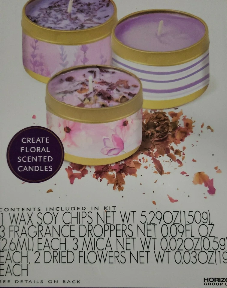 CREATIVE YOU-D.I.Y.all -N-1 Custom Candles-BALANCE create floral scented candles - Imagem 2 de 4