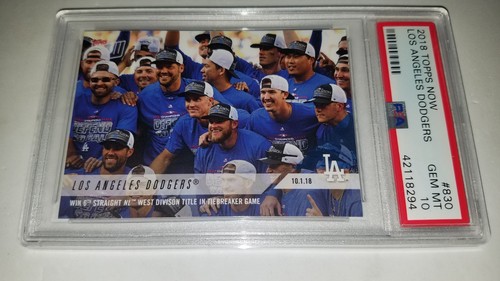2018 Topps Now 830 LOS ANGELES DODGERS®