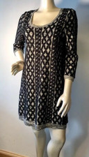 ANTHROPOLOGIE MOTH Textured Knit Tunic Sweater Dress  Sz MP