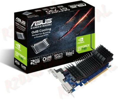 ASUS GRAPHICS NVIDIA GT730 2GB GDDR5 HDMI DVI VGA PCI Express 2.0 VIDEO CARD