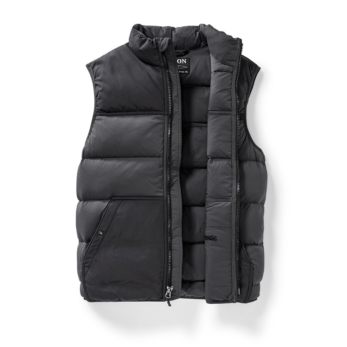 Filson Featherweight Down Vest - 20114888 - Faded Black Grey