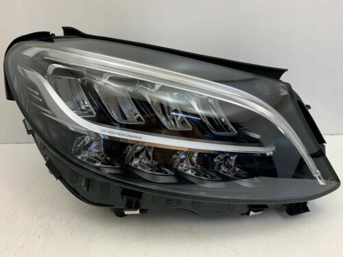 für MB C W205 LCI 2019 - Scheinwerfer Scheinwerfer Glas Objektiv Abdeckung rechts + Handbuch - Bild 2 von 3