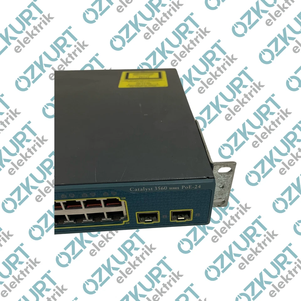 CISCO WS-C3560-24PS-S 24 PORT POE SWITCH 2 SFP UPLINK Cisco Catalyst Switch - Image 3 of 4
