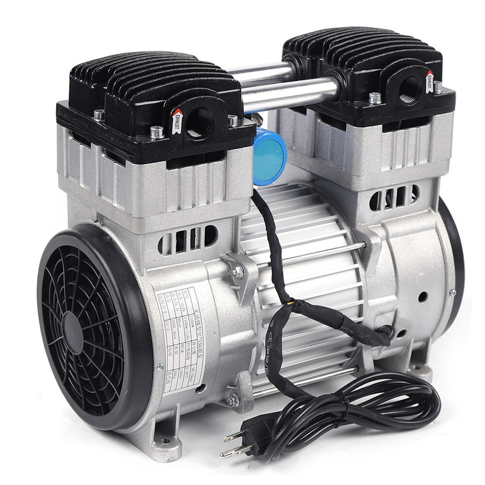 7CFM Oilless Vacuum Pump Industrial Air Compressor Oil Free Piston Pump