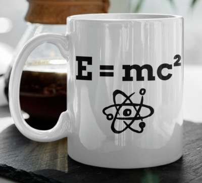 E = mc2 Einsteins Relativitätstheorie Tasse Physiklehrer Geschenkideen Mathebecher