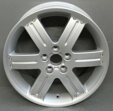 MITSUBISHI SHOGUN 18" ALLOY WHEEL RIM SILVER 163875 7.5J IDEAL SPARE GENUINE X1