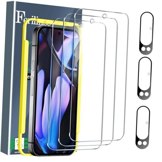 Full Coverage 3 Pack Screen Protector for Google Pixel 9 Pro XL-6.8 INCH