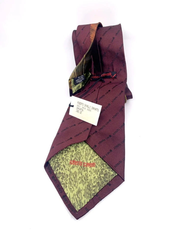 Cravatta ROBERTO CAVALLI  Made in italy - Imagen 2 de 2