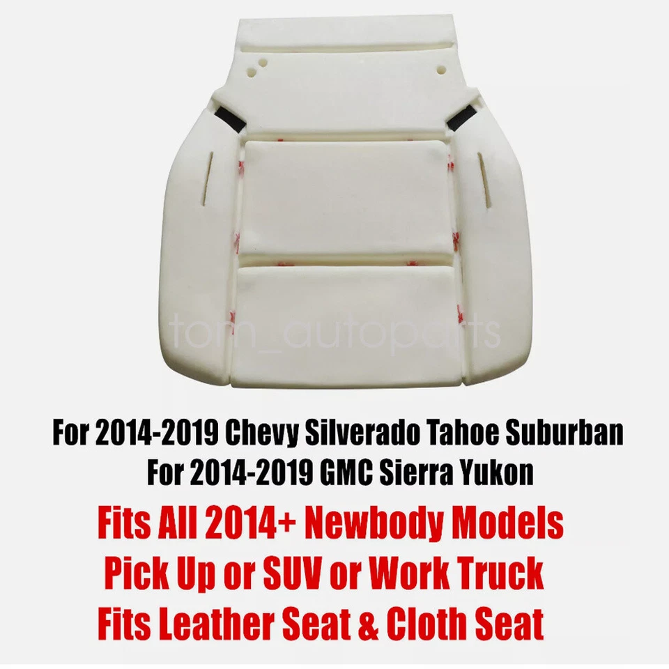 For 2015 2016 2017 2018 GMC Sierra 2500HD Front Driver Bottom Seat Foam Cushion Foto 3 de 4