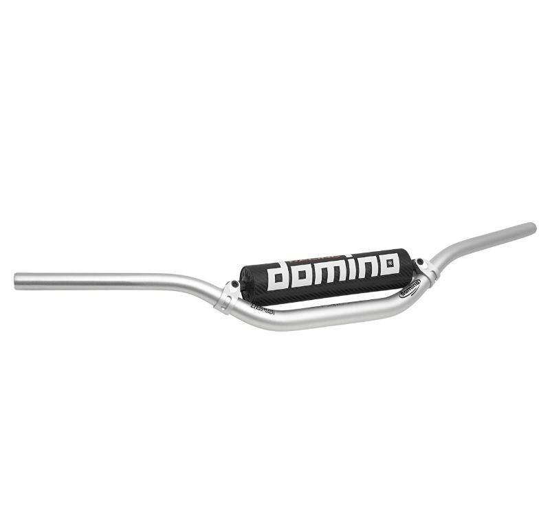 Guidon motocross Domino d.28,5mm haut de gamme avec barre de renfort