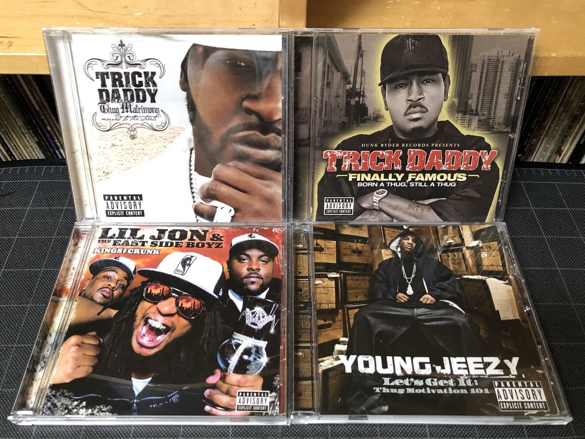 EX+ CD Lot (4) TRICK DADDY Finally Famous/LIL JON Kings