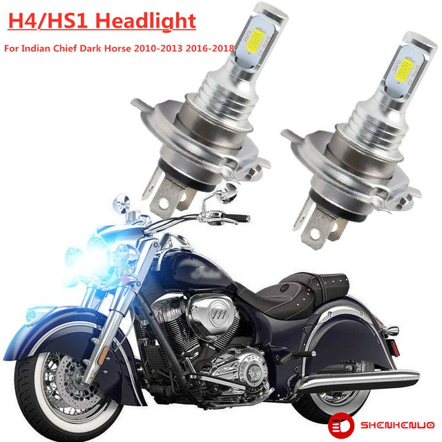 100W For Indian Chief Dark Horse 20102013 20162018 Headlight LED