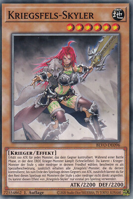Yu-Gi-Oh! Blazing Vortex #096 Kriegsfels Skyler Common Deutsch