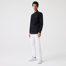 Lacoste Men's Slim Fit Poplin Shirt, Absym