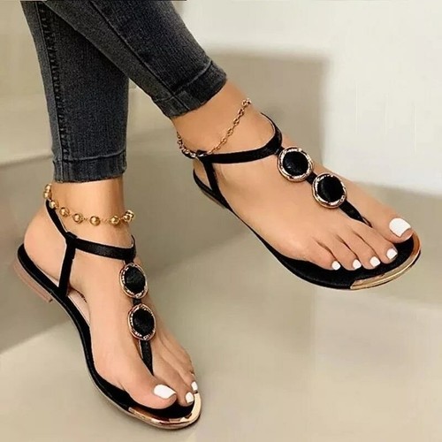 Summer Sandals Women Fashion Casual Beach Outdoor Flip Flop Ladies Flat  Shoes | eBay