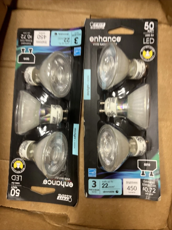 Feit Electric LED Light Bulb 50-W Dimmable 450 Lumens Daylight (6-Pack) - Image 4 of 4