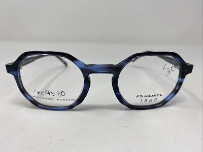 Morel 1880 France 60132M BG06 47-22-140 Blue Tortoise Eyeglasses Frame +A85
