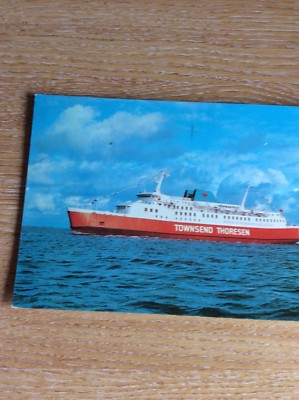 N3a AK gebraucht Townsend Thoresen Wikinger Autofähre 1973