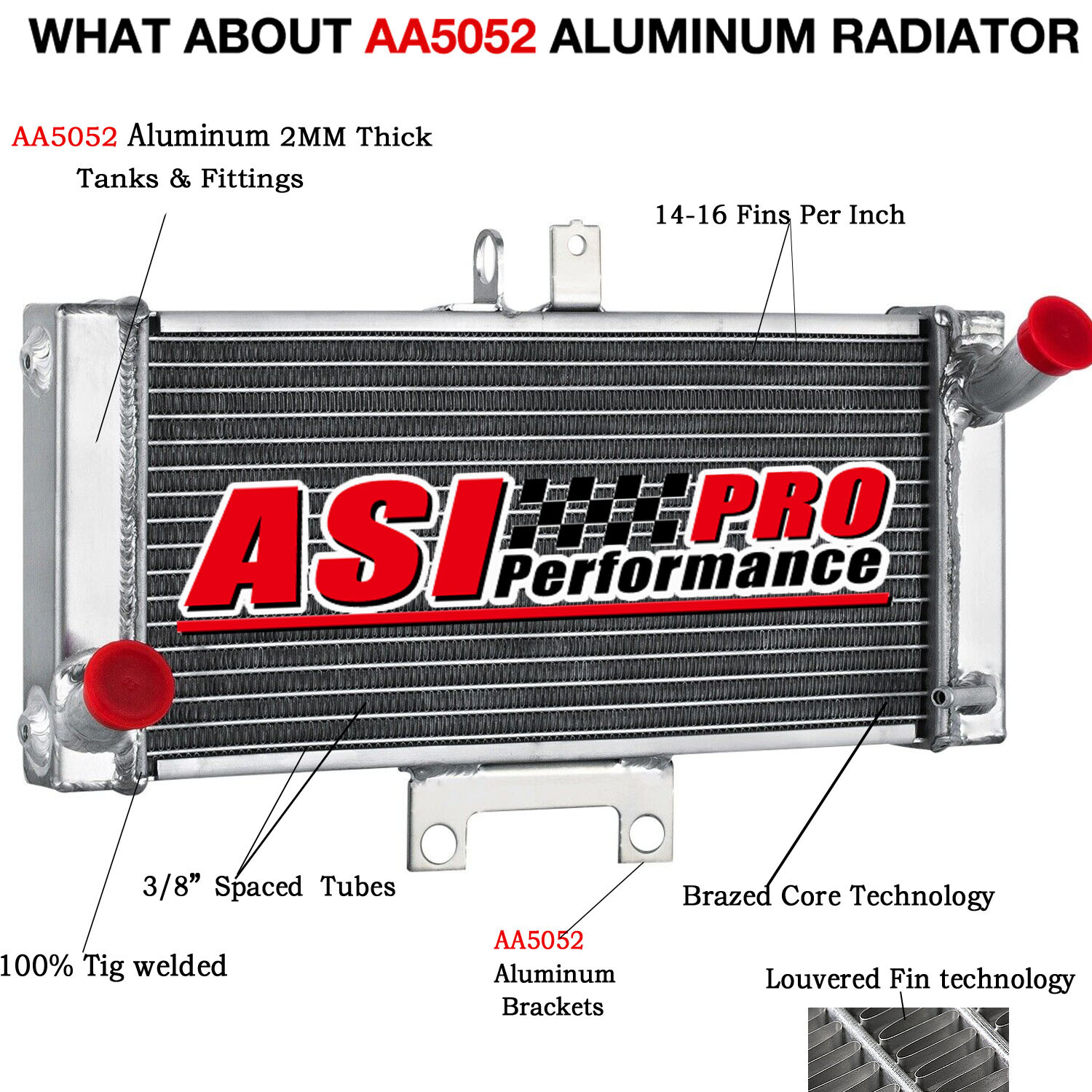 Radiateur alu Suzuki GSX650F Bandit Katana 2008 2009 2010 2011 2012