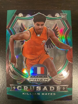 2020 Panini Prizm DP Killian Hayes RC Green Prizm Crusade Rookie #92