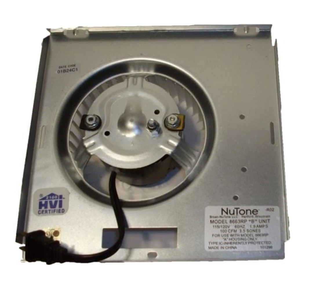 S-97017706 Broan Nutone Motor Blower Wheel for Model 8664RP | eBay