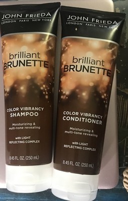 John Frieda Brilliant Brunette Color Vibrancy Shampoo & Conditioner 8.45 fl oz