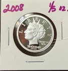 New ListingRare! 2008 Norfed Proof 1/10th Oz .999 Fine Silver Round