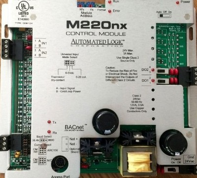 ALC Automated Logic M220nx M-Line Standalone Control Module, 2 Dig Out, 2 Uni In