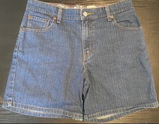 Levis Women s Levis 550 Blue Denim Cotton Jean Shorts Size 10