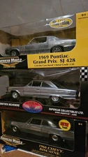 ERTL  1:18  1969 Pontiac Grand Prix/1966 Biscayne/1967 Belvedere Chase Pundle