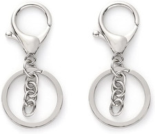 10 Pcs Key Chain Key Ring Lobster Claw Clasps Extension Chain,Keychain Clip Hook