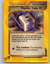 Psychic Cube 01 [AQ - 132/147] Aquapolis Pokemon 200301 Uncommon HP on eBay