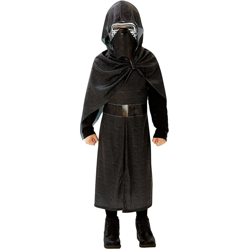 RUBIES STAR WARS KYLO REN KINDER KOSTÜM & MASKE Karneval Party Robe Jungen Dunkle Macht