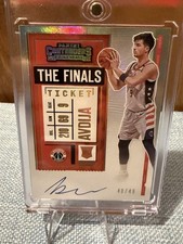 Deni Avdija Rookie ON CARD Auto 40/49 #137 Variation 2020-21 Panini Contenders