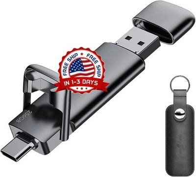 Memoria USB Para Iphone USB Flashdrive 256GB PC Laptop Android iOS Memory Stick