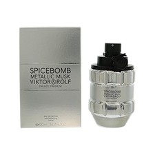 Spicebomb Metallic Musk by Viktor Rolf Box for Men 3.04 Oz Eau De Parfum Spray
